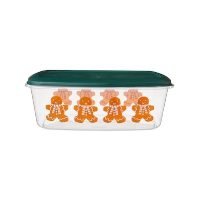 Everyday Essentials Contenant rectangulaire surdimensionné – bonhommes en pain d’épice 1 ea, 7,00 $/1ch