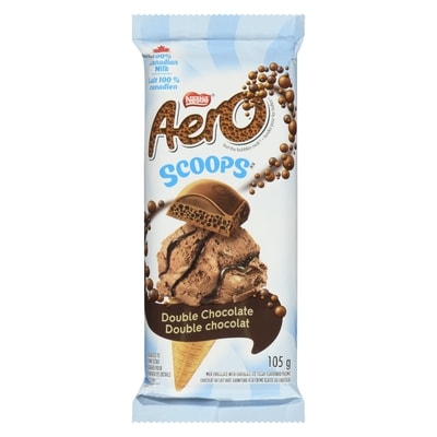 Nestlé Aero Scoops Double chocolat 105 g, 2,47 $/100g
