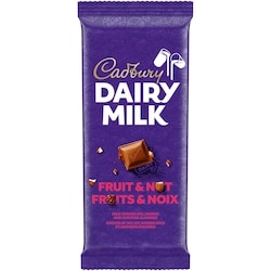 Cadbury DAIRY MILK Fruit & Nut Chocolate Bar, Raisins & Almonds 180 g, $3.06/100g