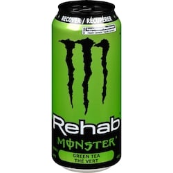Monster Energy Rehab boisson énergisante thé vert 458 ml, 0,94 $/100ml