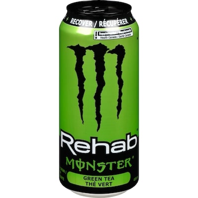 Monster Energy Rehab boisson énergisante thé vert 458 ml, 0,87 $/100ml