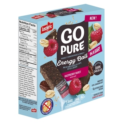 Energy Ball In A Bar Raspberry Burst