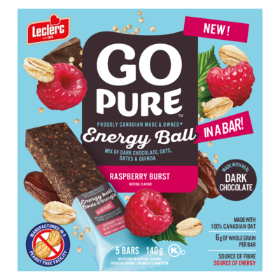 Energy Ball In A Bar Raspberry Burst