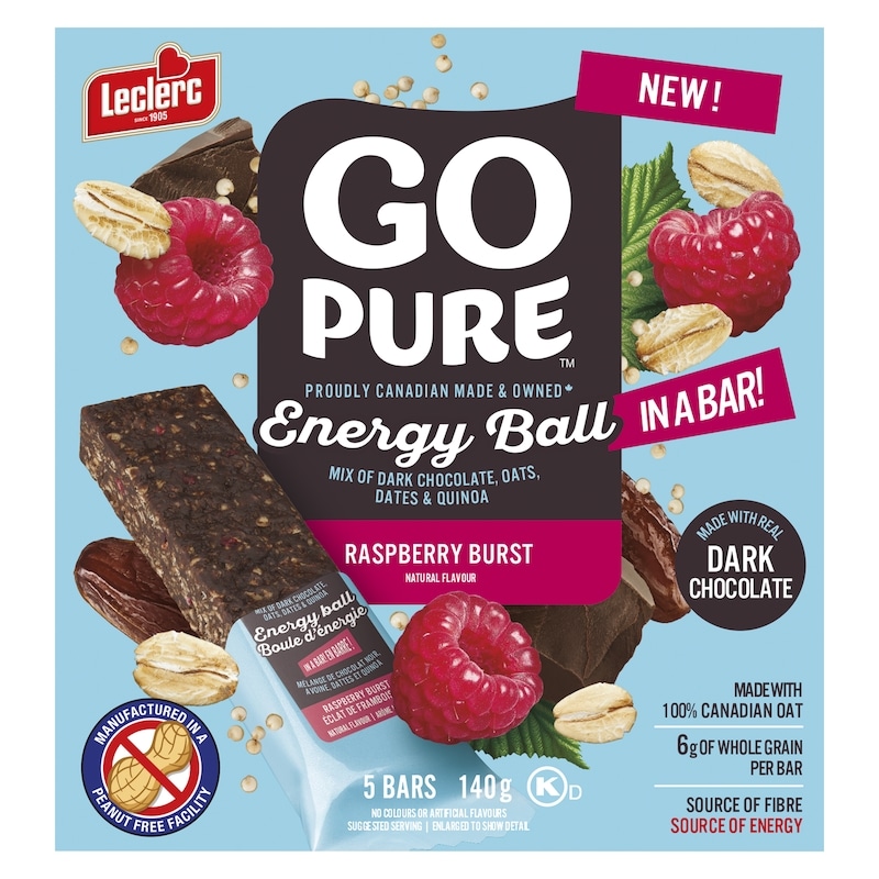 Energy Ball In A Bar Raspberry Burst