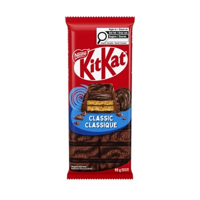 Nestlé Kitkat Tablt. Classq., gauf. KITKAT garnit. choco. 99 g, 3,03 $/100g