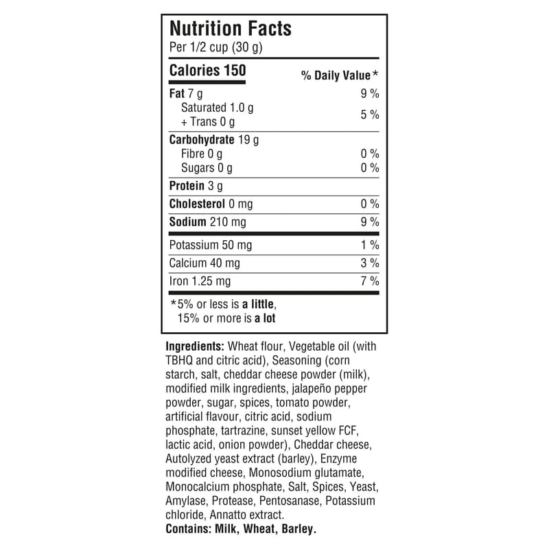 RITZ CHEESE NIBS Cheddar Jalapeno