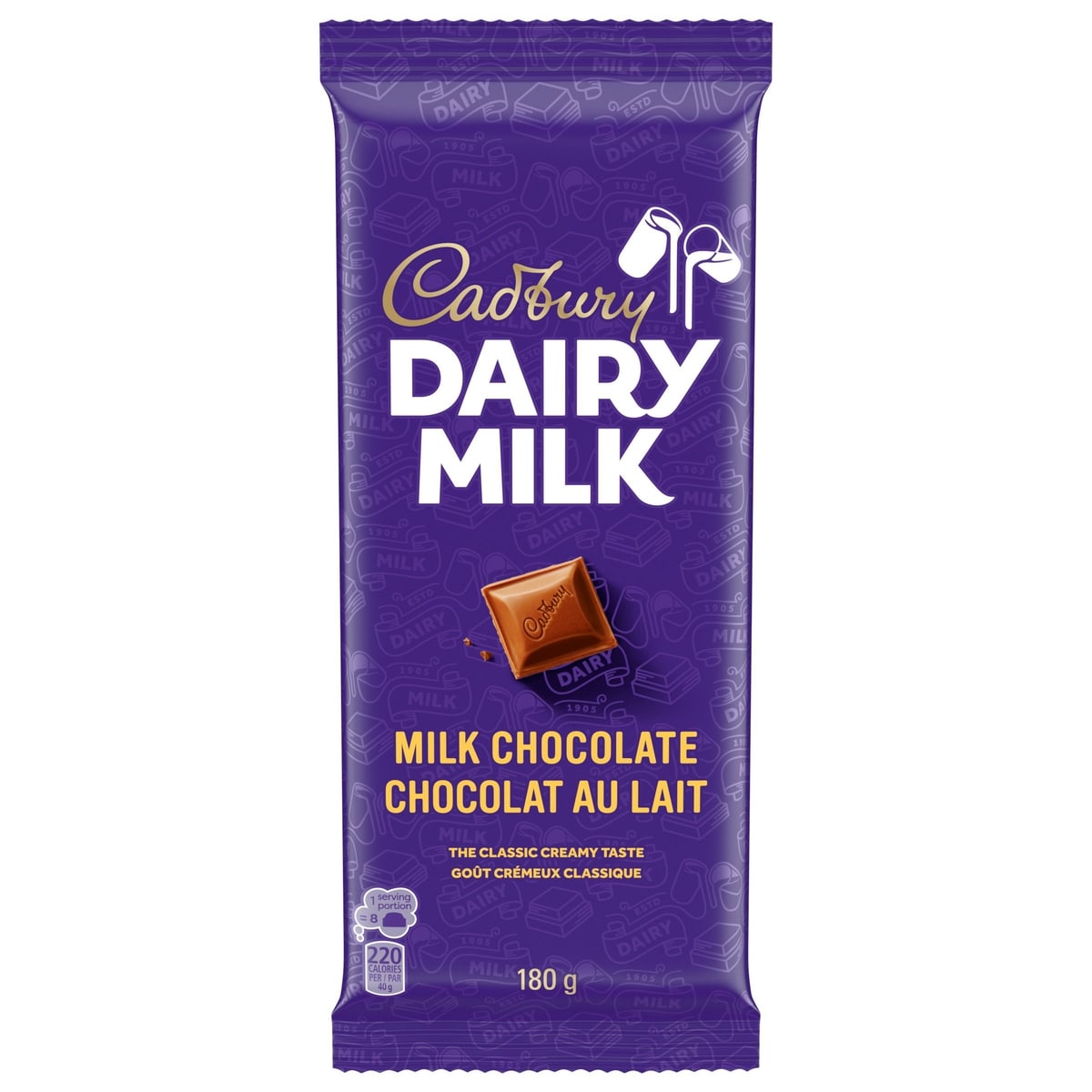 Cadbury DAIRY MILK Original Milk Chocolate Bar 180 g, $3.33/100g