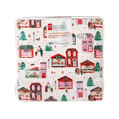President's Choice 3 Ply Dinner Napkins 40 Pack - Town 40 ea, $0.13/1ea