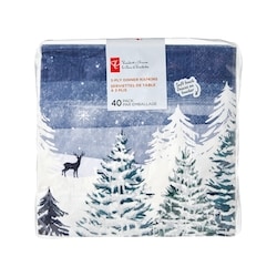 President's Choice 3 Ply Dinner Napkins 40 Pack - Deer 40 ea, $0.13/1ea