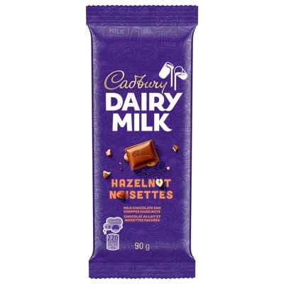 Cadbury DAIRY MILK Hazelnut Chocolate Bar 90 g, $4.99/100g
