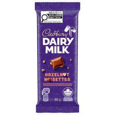 Cadbury DAIRY MILK Hazelnut Chocolate Bar 90 g, $3.88/100g