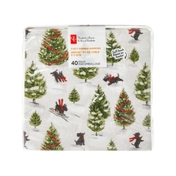 le Choix du Président Serviettes de table à 3 plis, 40 par emballage – terrier écossais 40 ea, 0,13 $/1ch