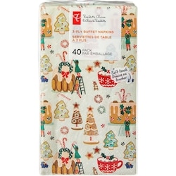 President's Choice 3 Ply Buffet Napkins 40 Pack - Tree 40 ea, $0.13/1ea