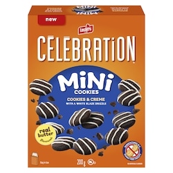 Leclerc Mini Cookies Cookies & Creme With A White Glaze Drizzle