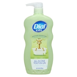 Kids All In One Hair, Body + Bubble Bath Melon Scent Ages 2+