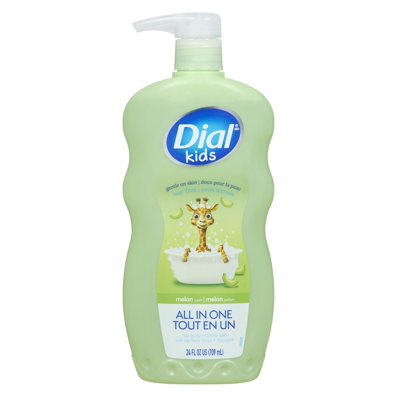 Kids All In One Hair, Body + Bubble Bath Melon Scent Ages 2+
