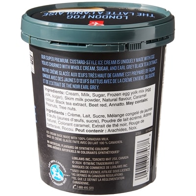London Fog Super Premium Ice Cream