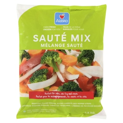 Alasko Sauté Mix 2500 g, $0.40/100g