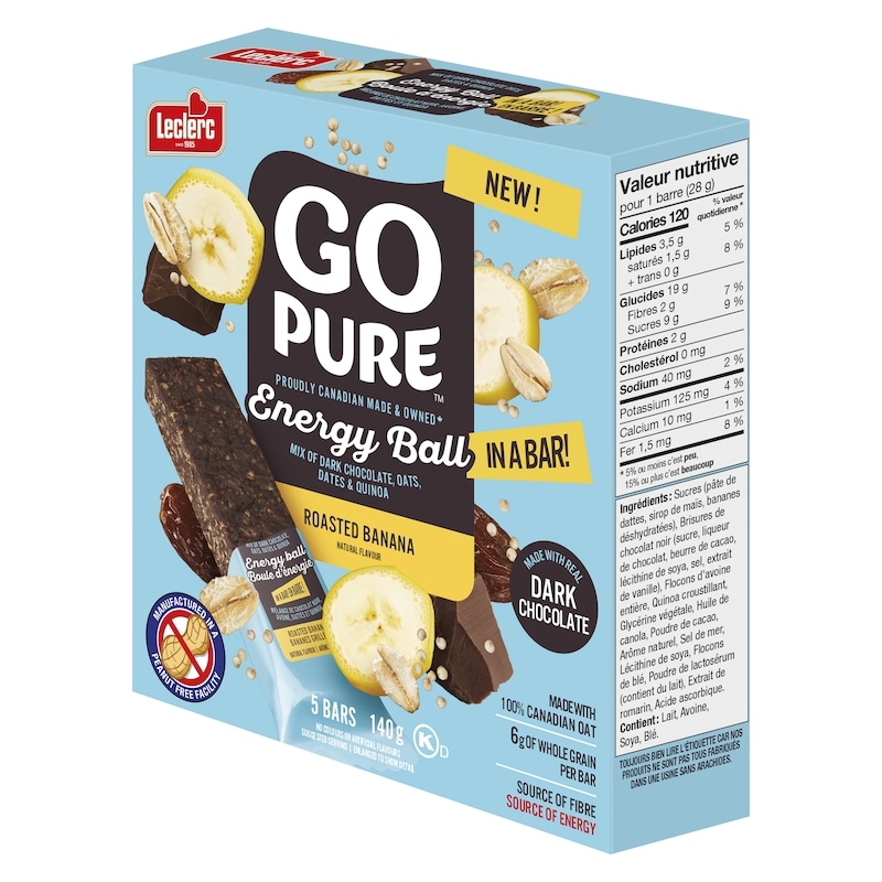 Energy Ball In A Bar Roasted Banana