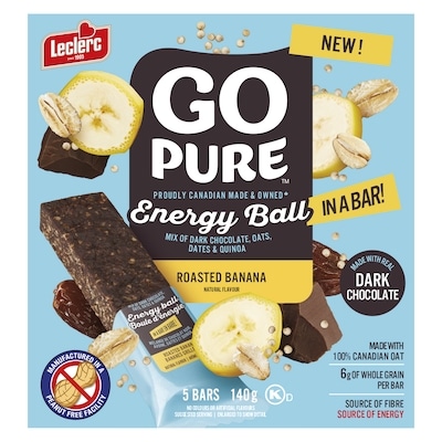 Energy Ball In A Bar Roasted Banana