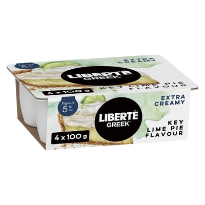 Liberte Greek 5% Extra Creamy Yogurt, Key Lime Pie 400 g, $1.50/100g
