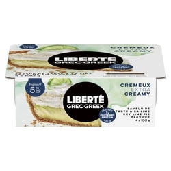 Liberte Greek 5% Extra Creamy Yogurt, Key Lime Pie - 400 g | No