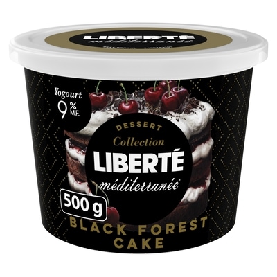 Liberte Yogurt 9% Dessert Collection, Black Forest Cake 500 g, $1.20/100g