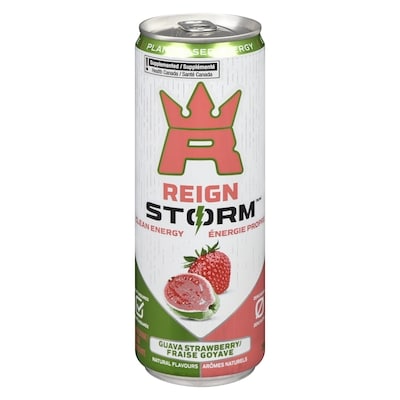 Reign Guava Strawberry, Can 355 ml, $0.98/100ml