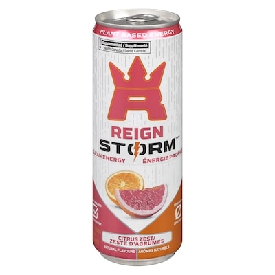 Reign Zeste d'agrumes, canette 355 ml, 0,85 $/100ml