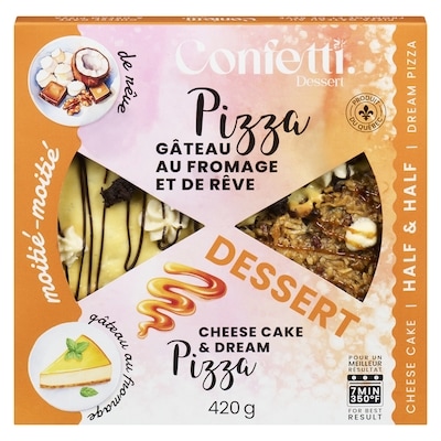 null Dessert pizza gâteau au fromage et de rêve 420 g, 2,02 $/100g