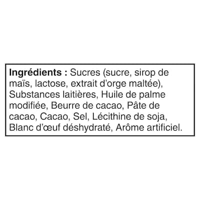 Bouchées de chocolat sans arachide, sac