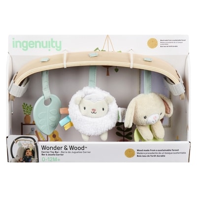INGENUITY Wonder & Wood Carrier Toy Bar 0-12m+ 1 ea, $21.24/1ea