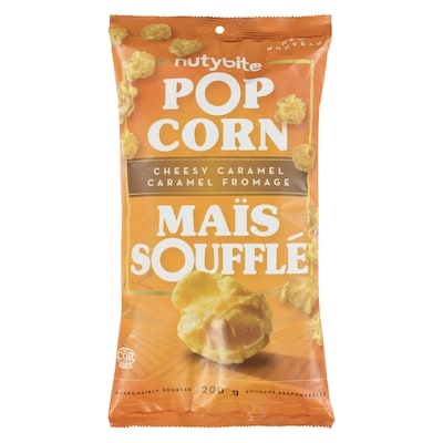 Maïs soufflé caramel fromage