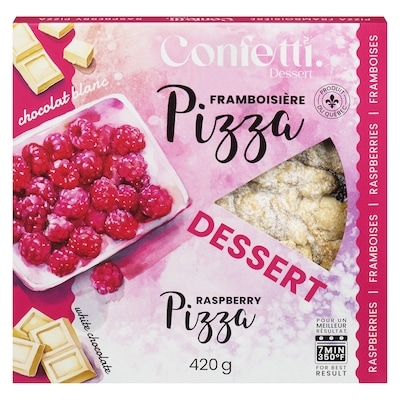 null Dessert pizza framboisière chocolat blanc 420 g, 2,02 $/100g