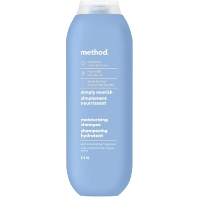 Method Shampooing simplement nourrissant à la noix de coco, lait de riz et beurre de karité 414 ml, 2,65 $/100ml
