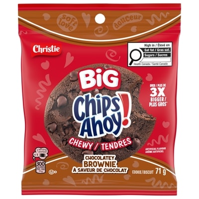 Christie Biscuits au chocolat Big Chewy Brownie 71 g, 3,23 $/100g