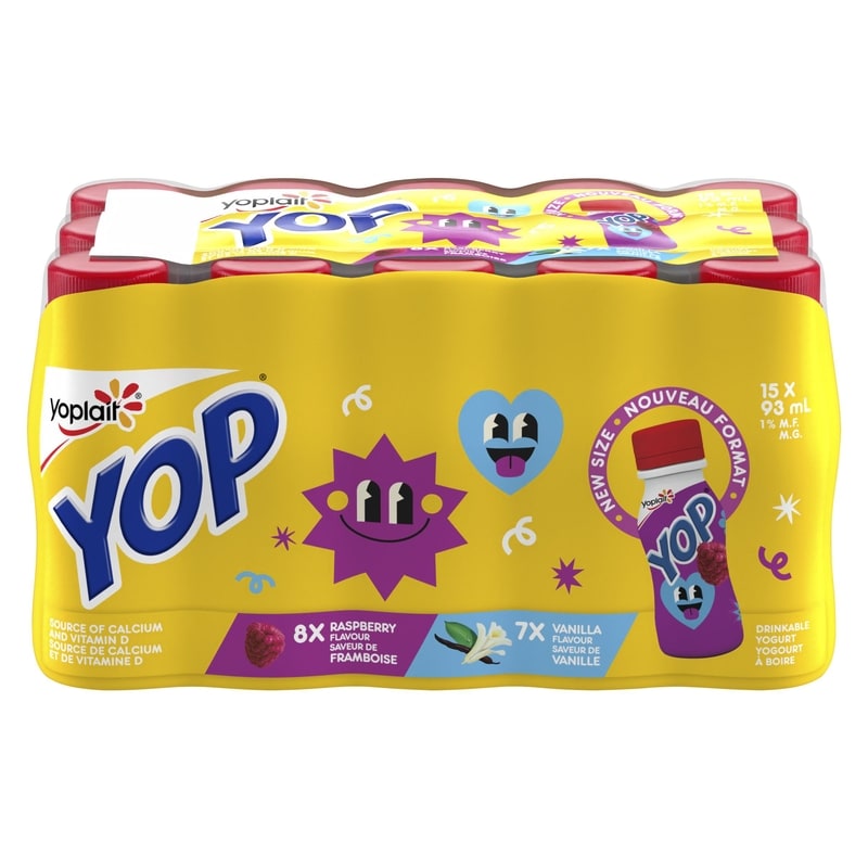 YOP Drinkable Yogurt, Raspberry & Vanilla