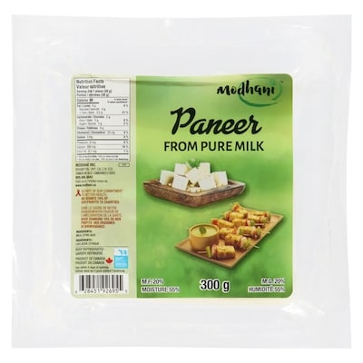 Modhani Paneer 20% M.F. 300 g, $2.00/100g