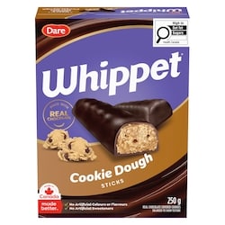 Dare Whippet Sticks Cookie Dough 250 g, $2.20/100g
