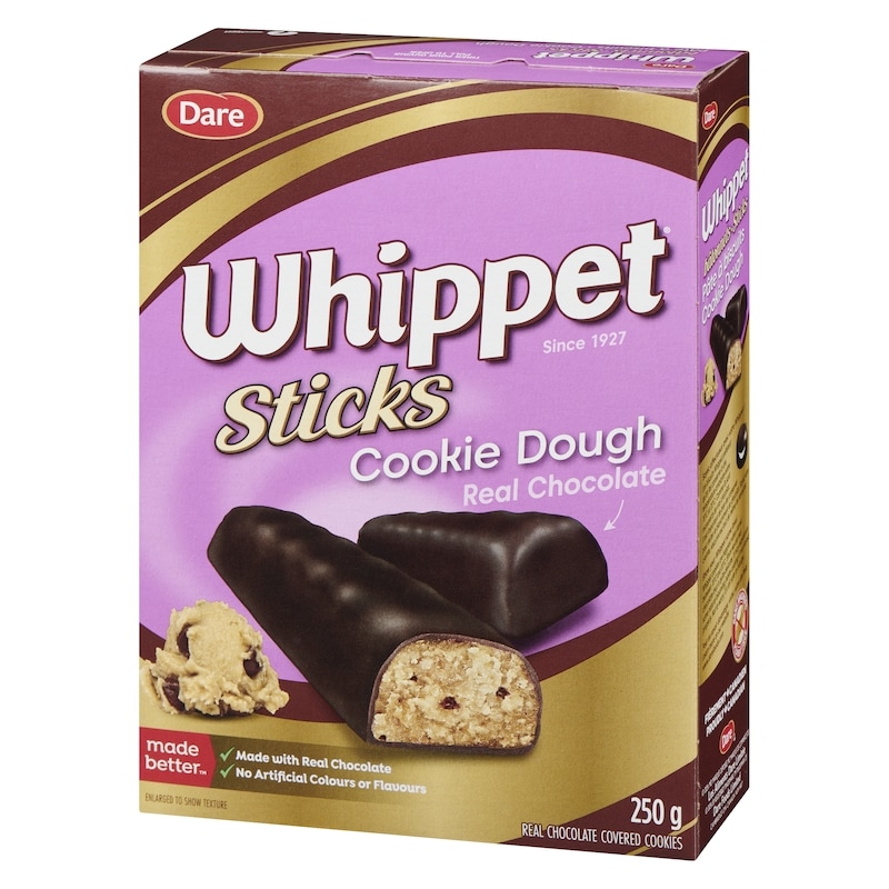 Sticks Real Chocolate Covered Cookies Cookie Dough