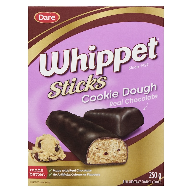 Sticks Real Chocolate Covered Cookies Cookie Dough