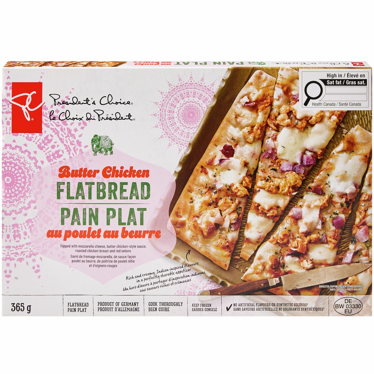 President's Choice Butter Chicken Flatbread