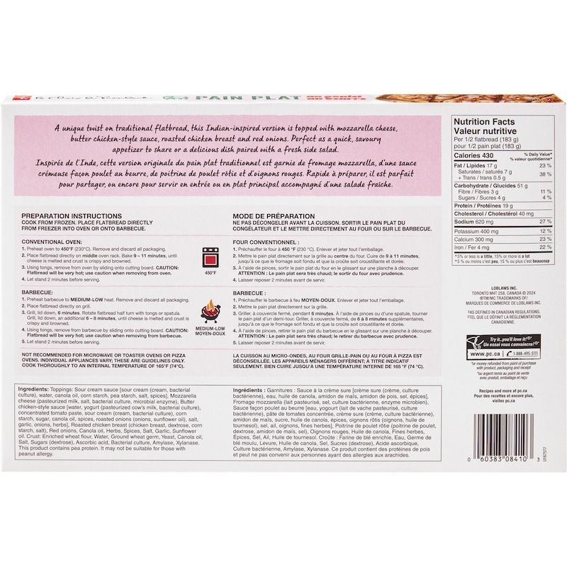 Butter Chicken Flatbread