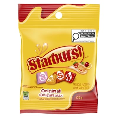 Starburst Candy Original 170 g, $2.94/100g