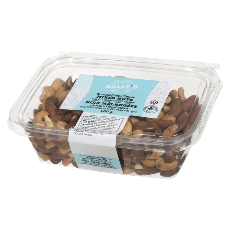 Roasted Salted Deluxe Mixed Nuts With 40% Almonds And 40% Cashews