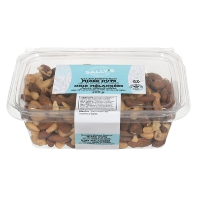 Sally Noix mélangées deluxe rôties et salées avec 40% d'amandes et 40% de noix de cajou 400 g, 3,50 $/100g