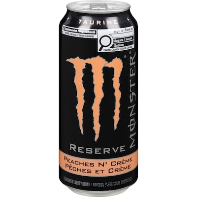 Monster Energy Reserve Peaches N Crème, Can, 12-Pack 12x473.0 ml, $0.45/100ml
