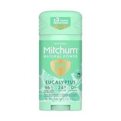 Mitchum Women Natural Power Deodorant Stick, Eucalyptus