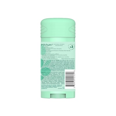 Mitchum Women Natural Power Deodorant Stick, Eucalyptus