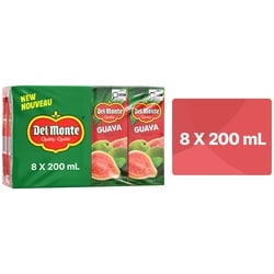 Del Monte Guava Nectar Juice Boxes 8x200.0 ml, $0.37/100ml